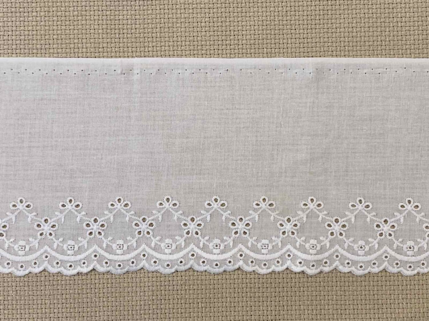 19.4780 Δαντέλα Βαμβακερή Ασπροκέντι