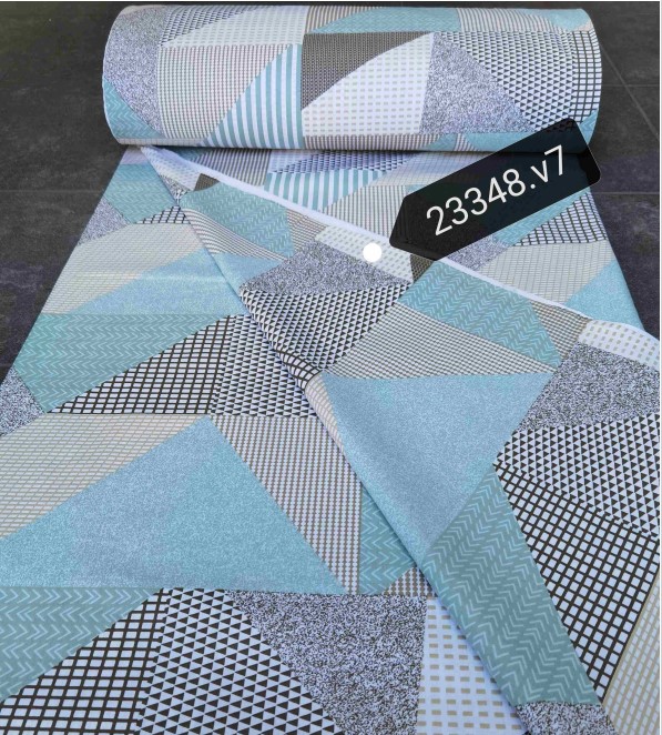 7.240G Γεωμετρικό - Βαμβακερό Σεντόνι - Image 3