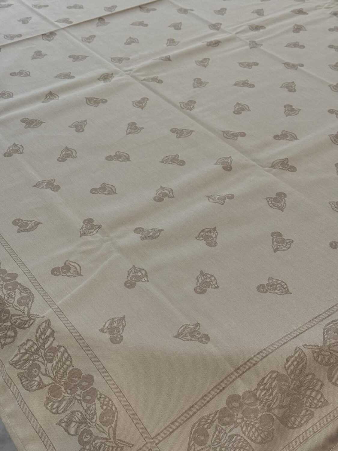 Κεράσια Λινό Τραπεζομάντηλο Κεντημένο (-30% ΠΡΟΣΦΟΡΑ) - Image 5