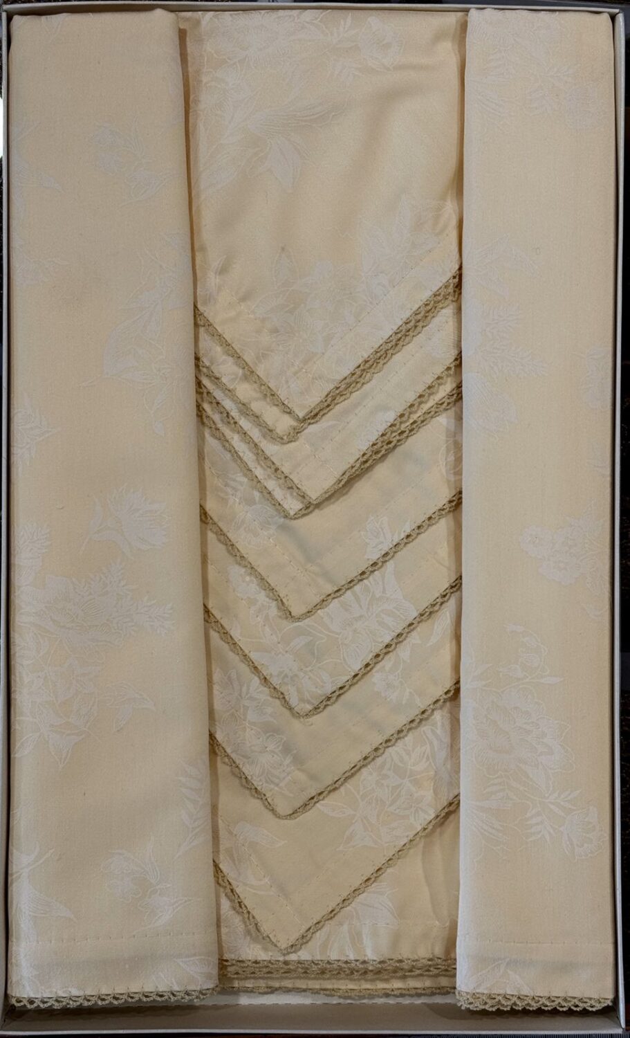 Σετ Τραπεζομάντηλο & Πετσέτες Φαγητού Βαμβακερό Ζακάρ Astron Imperial Satin - Image 3